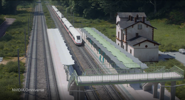 GTC22 | 德国 在 Omniverse 中构建铁路网的数字孪生